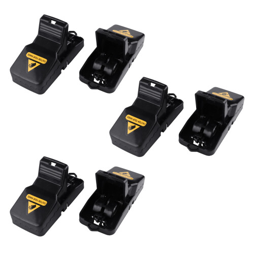 6X Mouse Trap Finger Live Rat Black