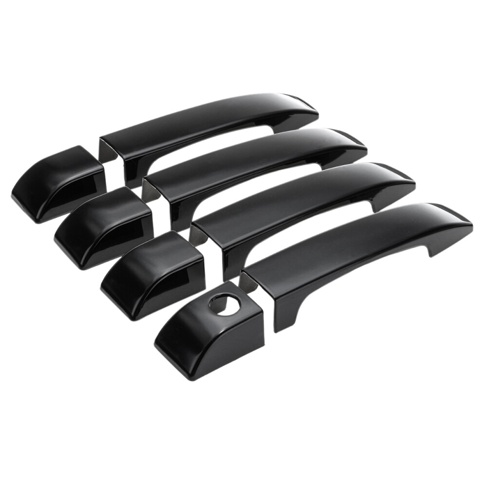 Car Door Handle Covers Trim Gloss Exterior Handles Cover For Land Rover Range Vogue L322 2002-2012 Black 4851249045293