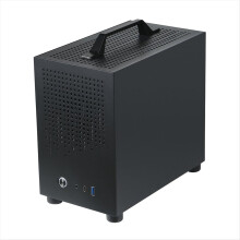 Micro-ITX Case PC SKTC A17 SGCC Supporto Computer Mini Nero