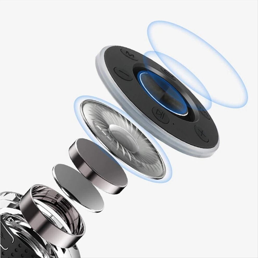 Ipx7 Waterproof Bathroom Bluetooth Speaker, Dustproof And Shockproof Mini Wireless Speaker With Built-In Fm Radio 4851249094550