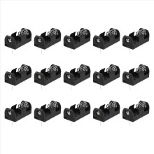 15x1/2AA 14250 Battery Storage Clip Box Case Holder 3.6V with PCB Pin Solder Lead