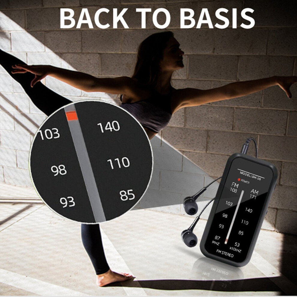 Mini radio portable Walkman AM/FM stéréo FM 87-108 MHz, lecteur MP3 ...