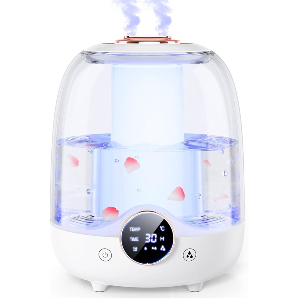 Humidifiers For Bedroom, 3L Tank 30H 20Db Quiet Mist Time,Dual Nozzles, Led Lights,For Baby And Large Rooms 4851249096394