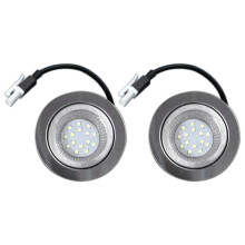 2er-Pack Küchenabzugslampe 1,5 W 230 V 68 mm, Dunstabzugshaubenlampe, weiß