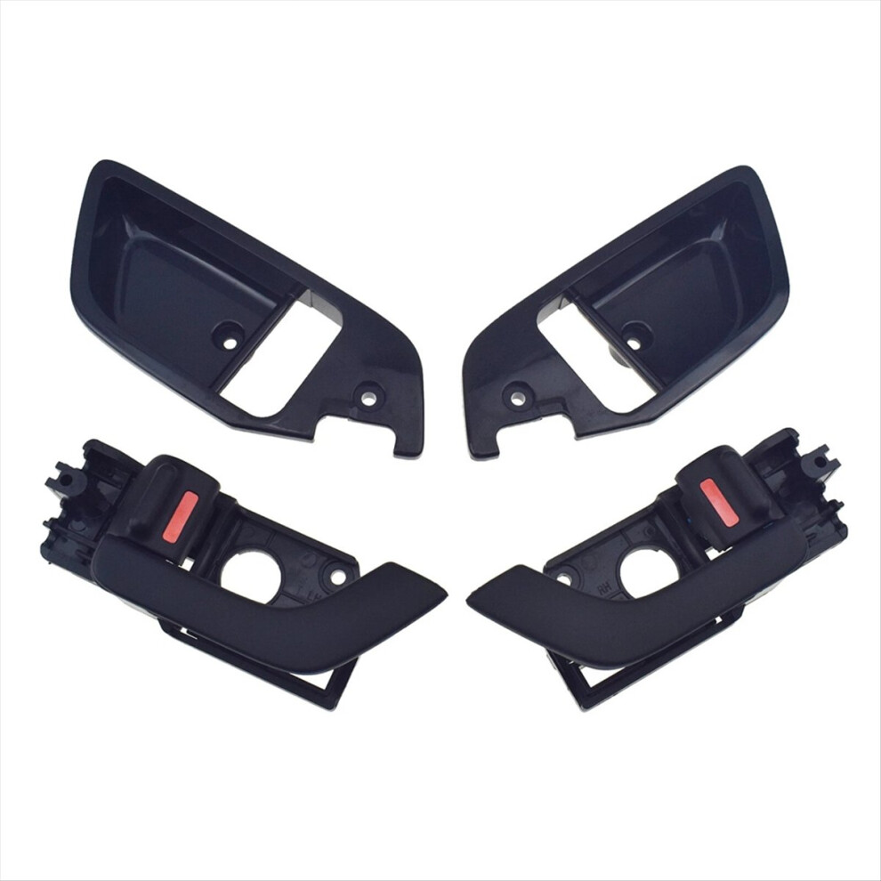 1 Set Inside Door Handle Catch Cover 82610-2C000 82620-2C000 82611-2C000lk 82621-2C000lk For Tiburon 2003-2008 4851249008588
