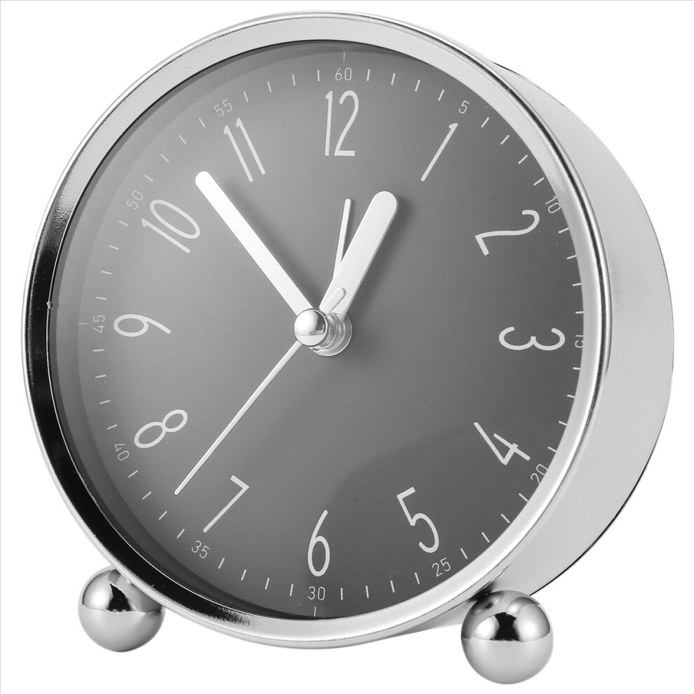 Non Ticking Alarm Clock,4 Inch Silent Bedside Clock For Heavy Sleepers, Battery Operated Analogue Clock, Home Office 4851249050990
