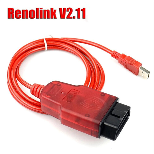 Câble de diagnostic USB Reno Link pour programmateur OBD2 ECU Renolink V2.11 (Renault/Dacia) : 1