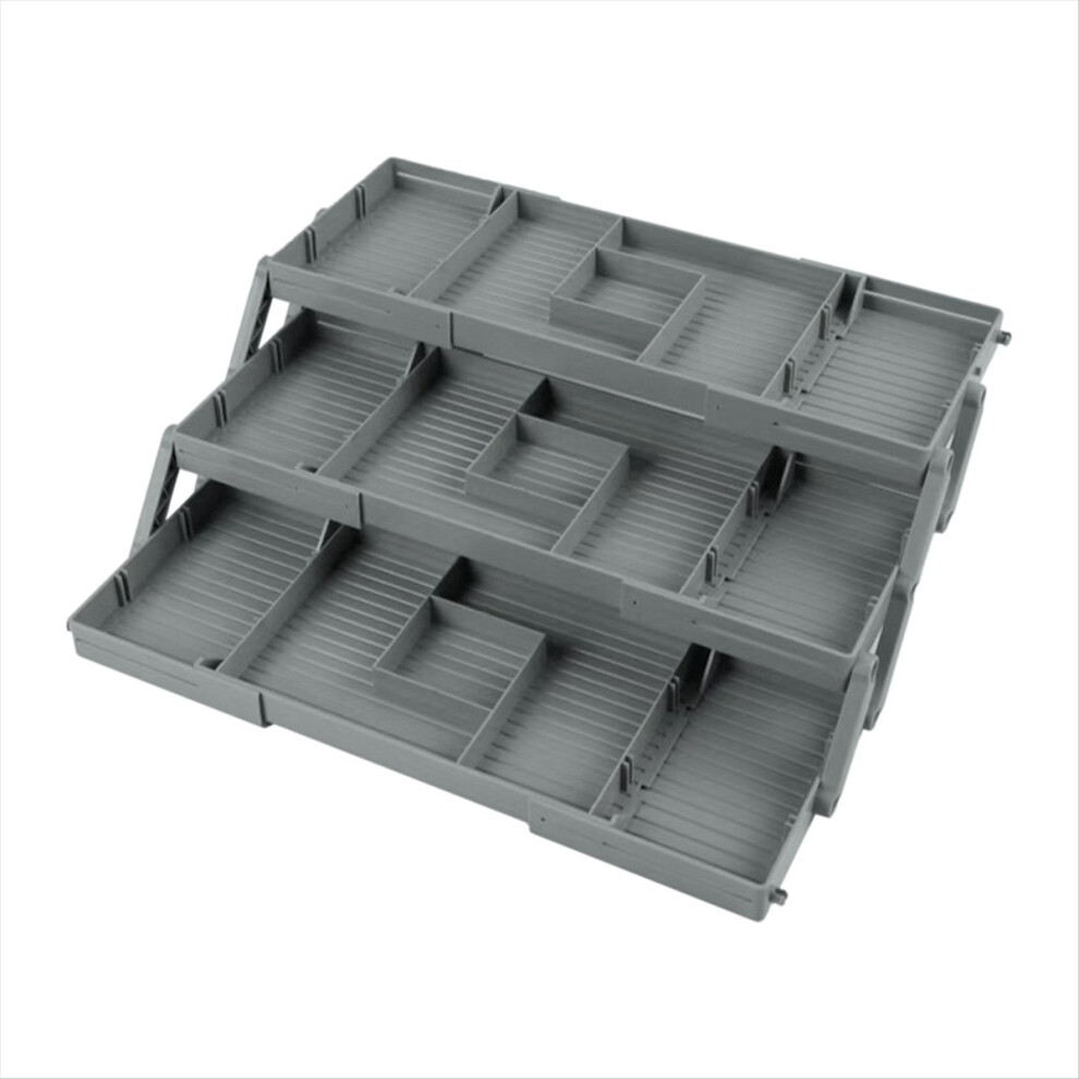 3-Layer Foldable Desktop Storage Box Dresser Organizer Cosmetics Drawer 4851249040748