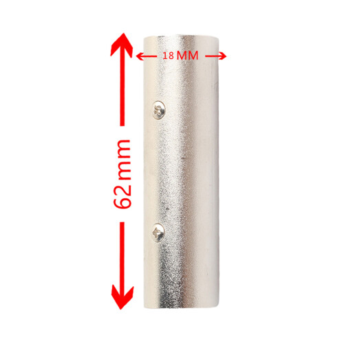 XLR-male naar adapter, 3-pins connector, microfoonlijnadapter - 2 stuks 1