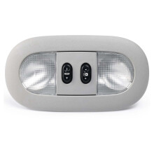 Roof Reading Lamp with Sunroof Switch for Mark 2006-2008 7L3Z-18519A70- 7L3Z-18519A70-BC Grey