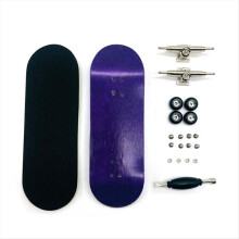 Vinger skateboardbord breedte 32 mm Professionele esdoorn vingertop dubbele rocker mini paars