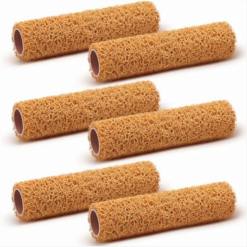 6Pcs 9Inch Textured Paint Roller Small For Painting Walls Popcorn Ceiling Home Improvement 4851249073128