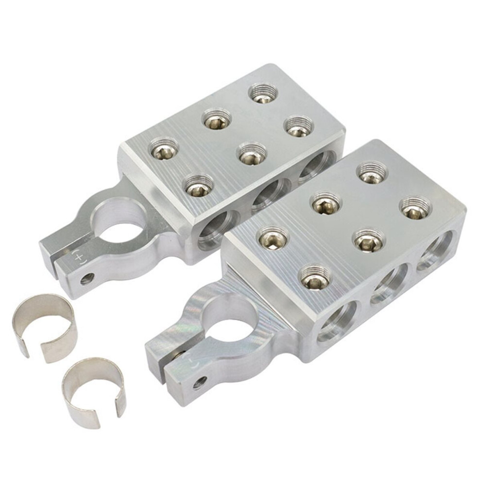 Car Audio Battery Terminals High-Conductivity Copper Clamps 6 Way Battery Terminal Clamps For Secure Power Connection 4851249018631