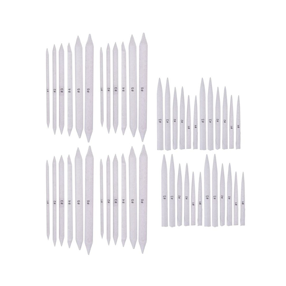 48 Pcs Blending Stump And Tortillions, Paper Art Blenders, Pencils, Drawing Pencils For Sketch Tools 4851249086913