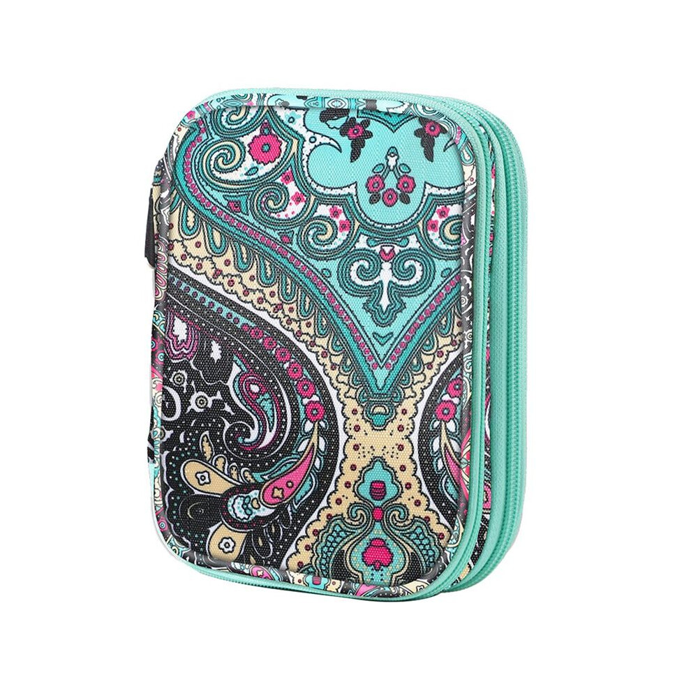 Knitting Needles Case Sewing Organizer Storage Bag For Circular Crochet Hooks Kit A 4851249085299