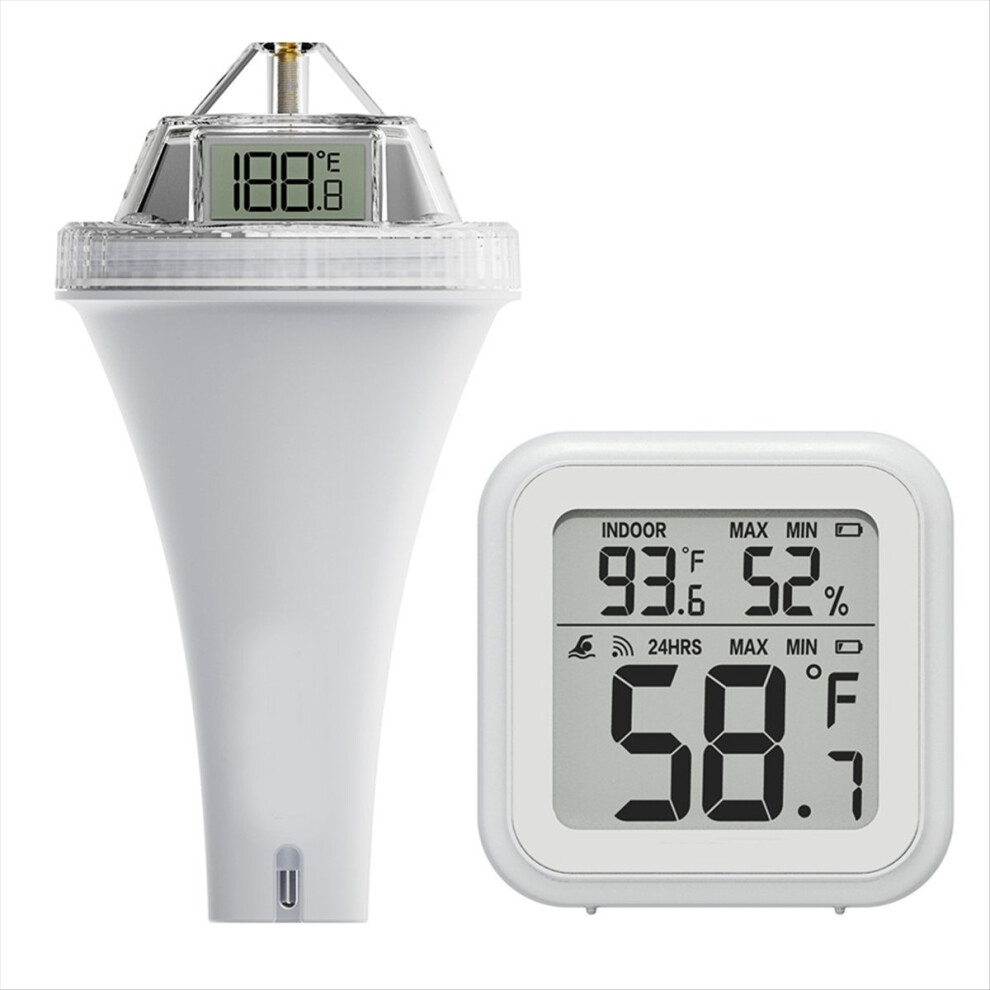 Floating Pool Thermometer Outdoor Temperature Sensor Indoor Humidity Monitor Accurate Water And Air Temp Readings 4851249076761