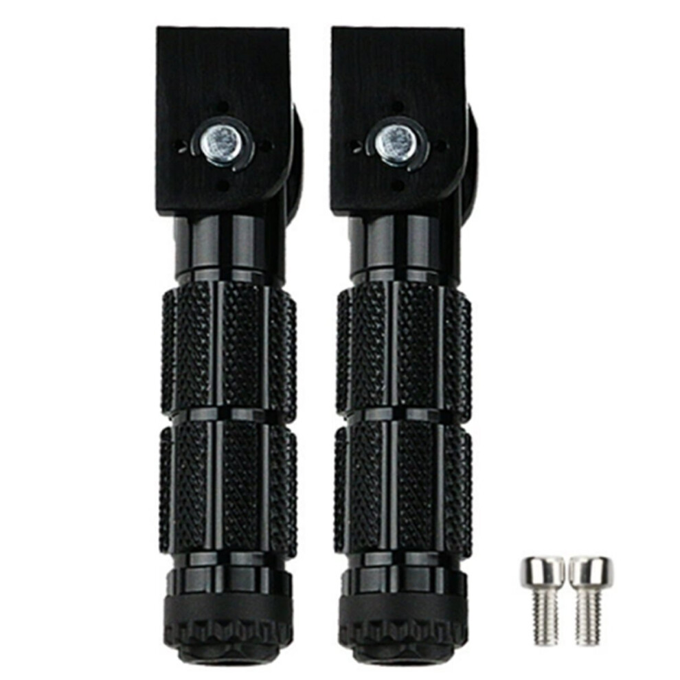 Motorbike Footpegs Aluminum Motorbike Universal Folding Footrests Foot Pegs Premium Rear Foot Pedals For Atv Utv Go Kart 4852779994747