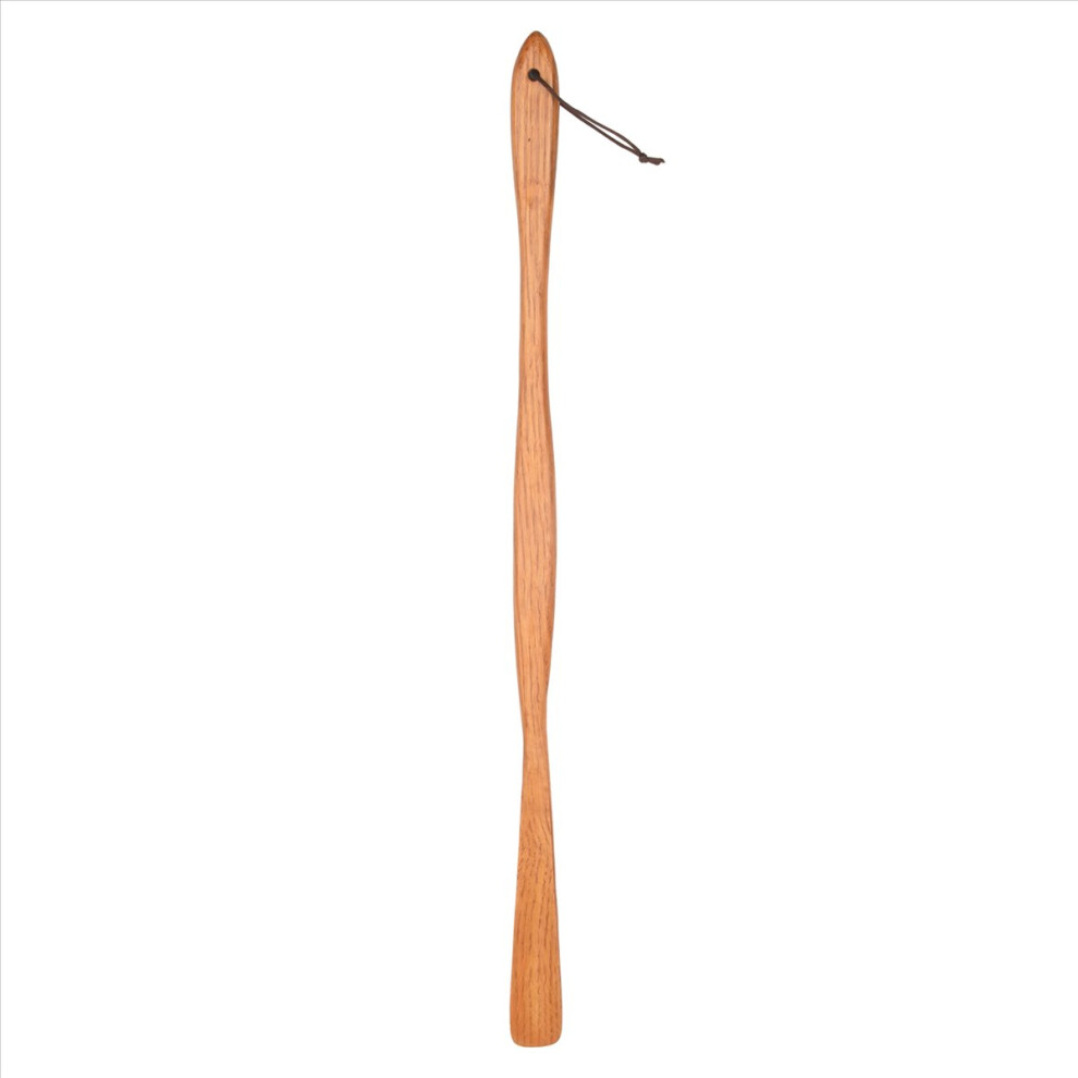 Long Shoehorn That Does Not Bend The Waist Wooden Bella 75Cm Wood Fashionable Grain 4851249088603
