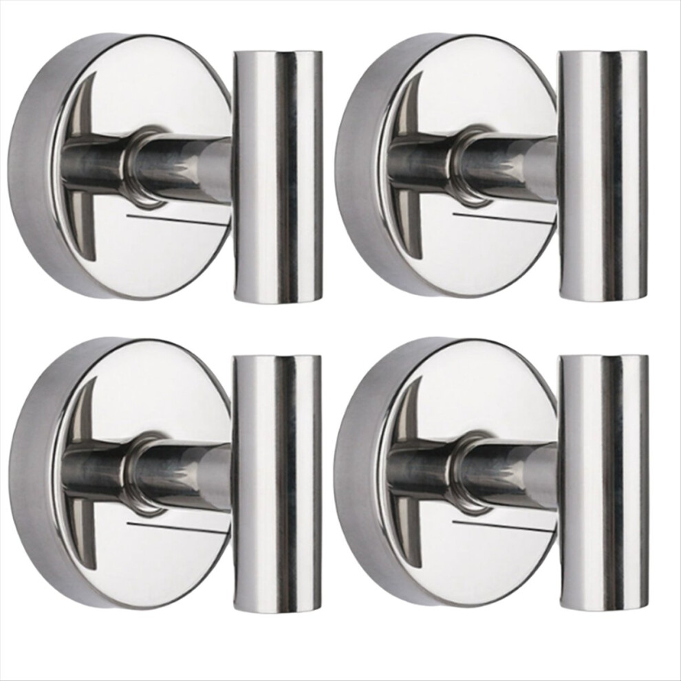 Stainless Steel Suction Cup Hook Waterproof Wall Mount Hooks Punch-Free Reusable Kitchen Bathroom Hanger 4851249078543