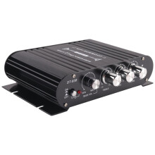 HIFI Amplifier 2.1 Channel Bluetooth 5.0 Car MP3 Amp AUX Input High Low Bassing Adjustment 20Wx2+40W Amplifier EU Plug