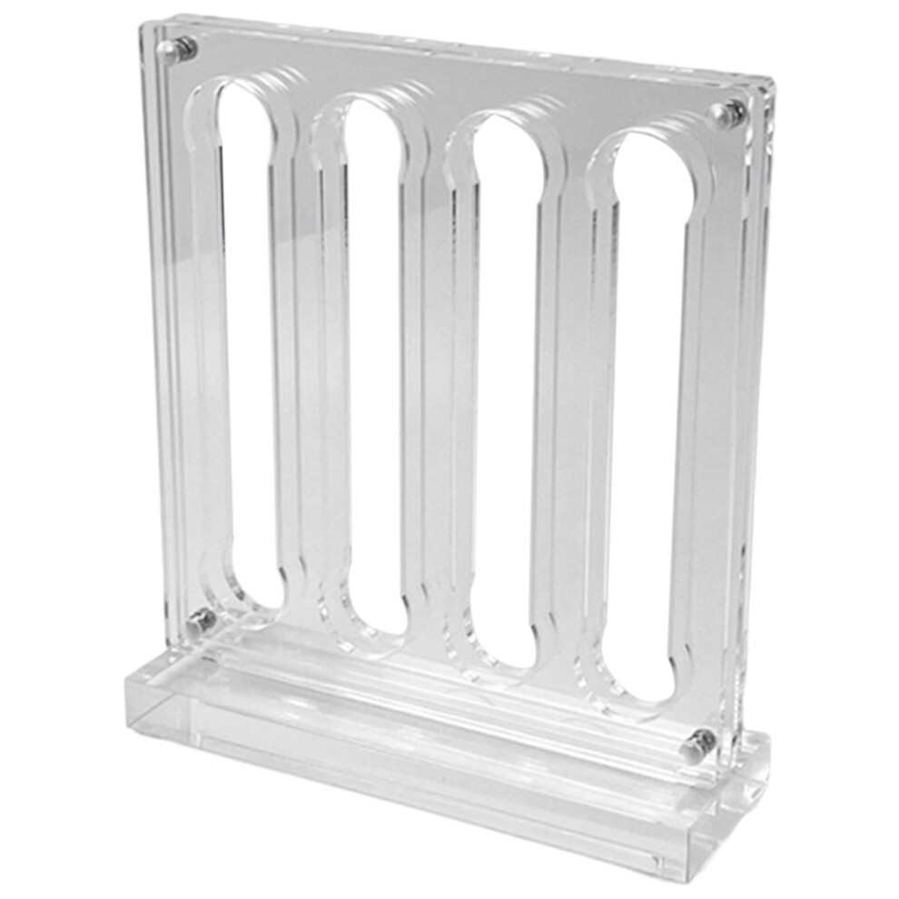 40 Capsule Coffee Capsule Holder Acrylic Transparent Instant Coffee Storage Display Rack Vertical Space Saving Sleek 4852779994075