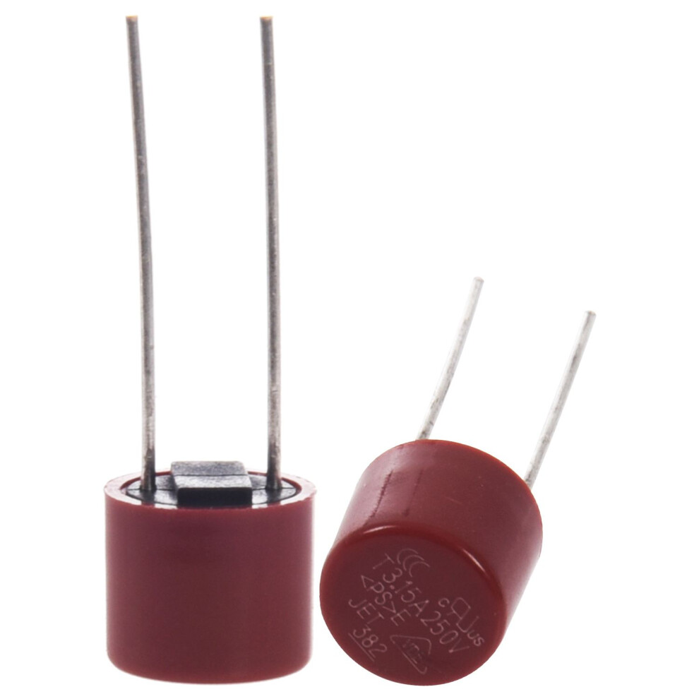10 Pcs Radial Cables Slow Blowing Micro-Fuse T3.15a 250V 4851249095045