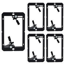 5 PCS Low Voltage Mounting Bracket, Ideal for Single Gang Wall Plate, Telephone Wires, Network Cables, Coaxial
