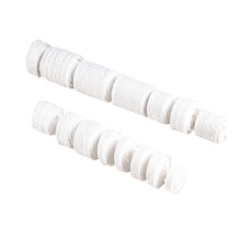 Cinta de encaje blanca, 15 rollos, adornos de encaje vintage con patrones variados de crochet y costura, 5 m por rollo