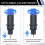 CB09 CB09U Blade Holder for Graphtec Cutter Plotter, with 5pcs 45 Blades for Desktop Plotters 3