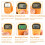 Adjustable Finger Ring Electronic Counter 7-Channel Backlit Function Counter with Locking Rechargeable Counter Red 4