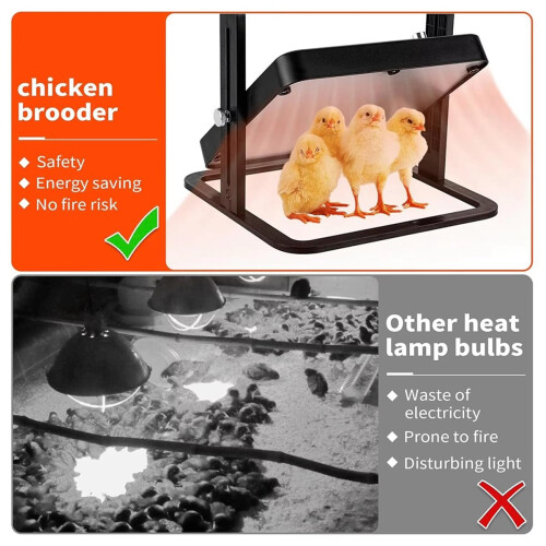 Small Brooding Kiosk with Pet Heating Heating Plate Safety Temperature Control Intelligent Chicken Heater EU Plug 1
