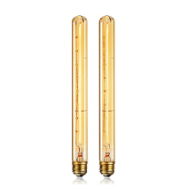 Dimmbare, lange Röhrenlampe E27 40W Retro 220V Industrie-Stil für Zuhause, Bar, Kronleuchter, 2 Stück