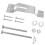 Support mural pour roue de secours, gain de place, fixation pour remorque 5