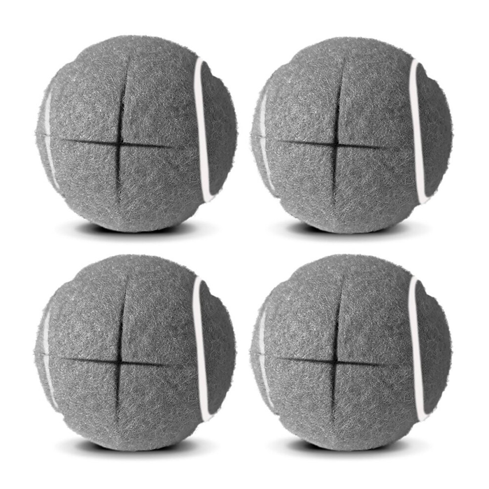 4PCS Precut Tennis Balls for Walkers, Felt Glides, Universal Fit for Most Walkers & Furniture Legs, Easy Installation