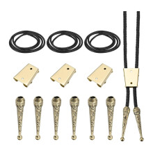 Bolo Tie-onderdelenset, Bolo Tie-accessoires voor doe-het-zelf westerse kettingsieraden maken C