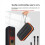 Custodia portatile per microfono PartyBox - Organizer da viaggio rigido antigraffio per microfono wireless e accessori B 4