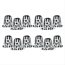12Pcs Football Party Favors Drawstring Bags Soccer Ball Gift Goodie Bag Kids Sports Theme Party Decoration Supplies A