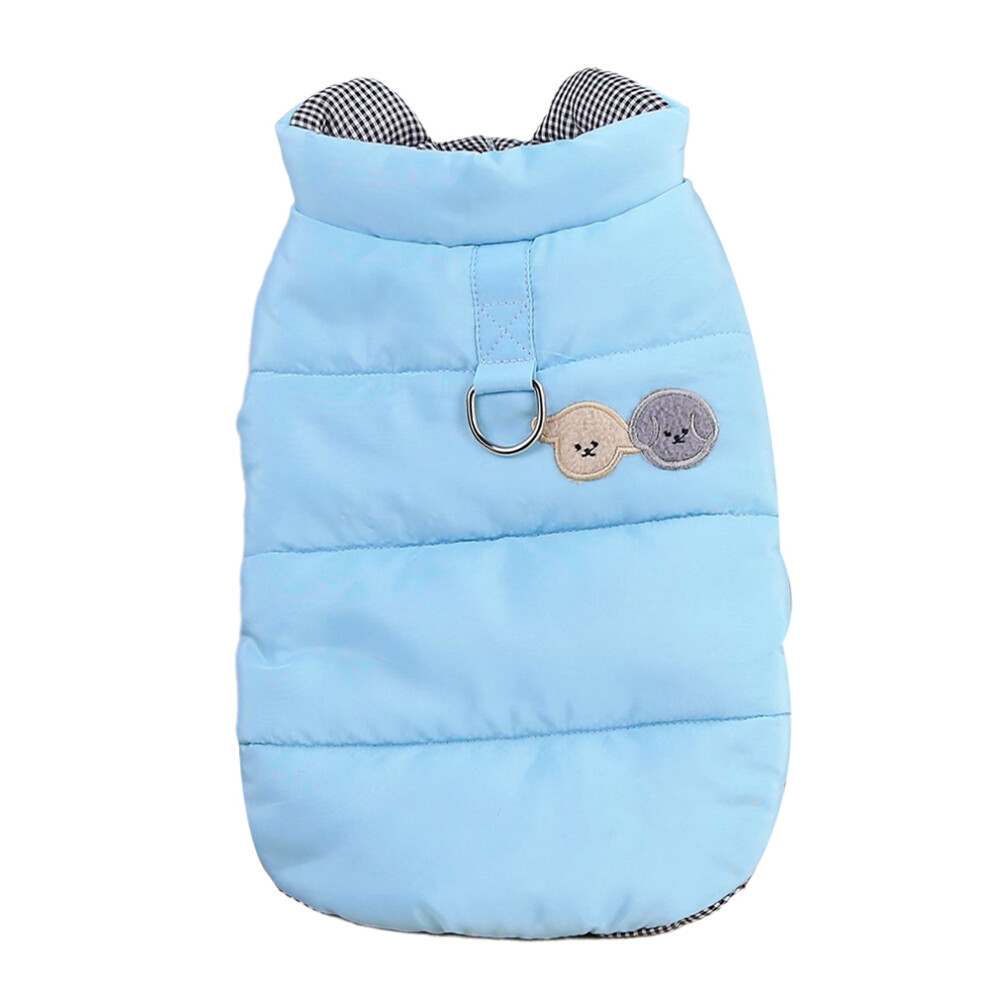 Dog Winter Clothes Puppy Warm Jacket Coat For Small Medium Dog Cats With D-Ring Vest Chihuahua French Bulldog Costumes S 4852779907471