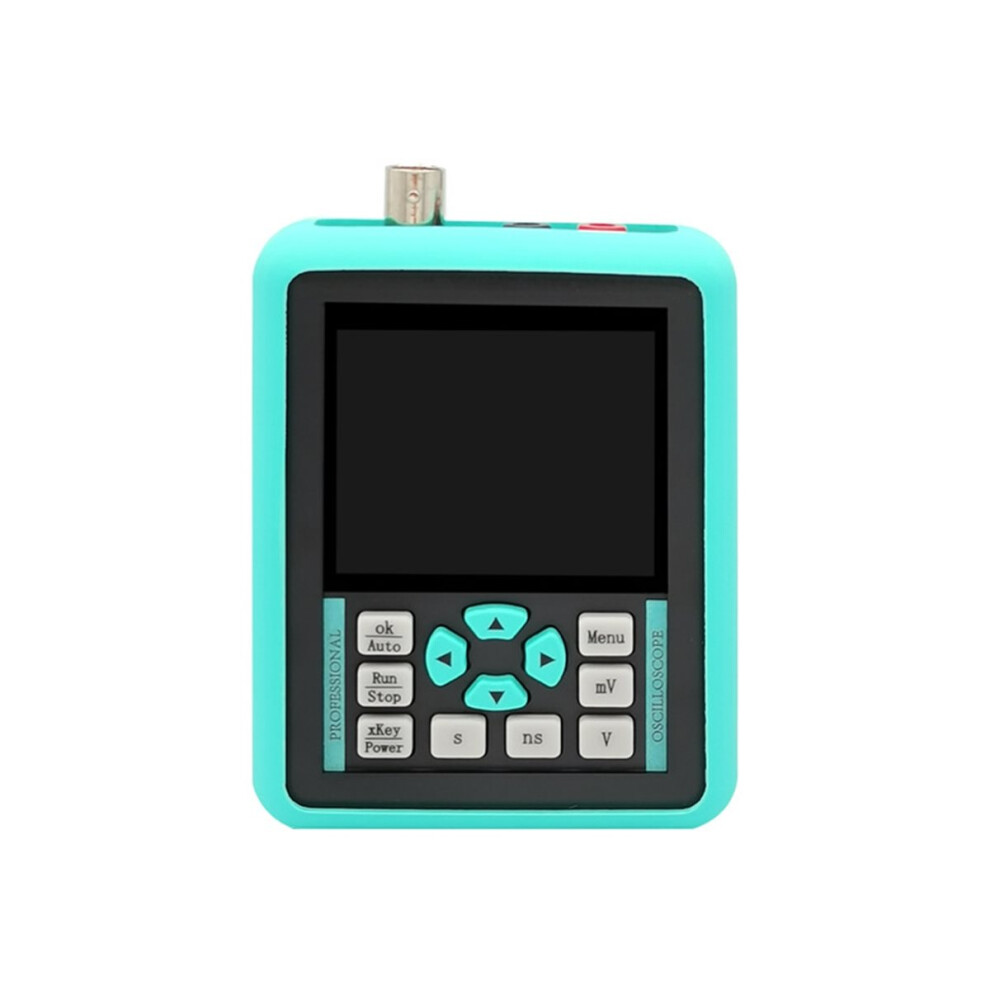 120M 2.4-Inch Screen Digital Oscilloscope 120Mhz Analog Bandwidth Support Signal Generator Handheld Cyan 4852779997854