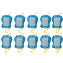 Mini Quadro de Desenho Infantil Apagável para Grafite, Chaveiro com Pingente, Ideal para Festa de Aniversário, Azul