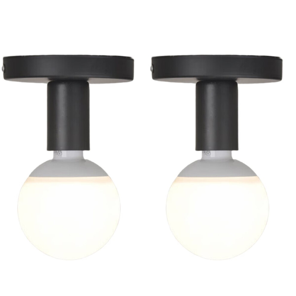 E27 Lamp Holder Minimalist Hallway Retro Industrial Ceiling Lamp Base Wardrobe Bedroom Ing Fixtures Light 4852779902186