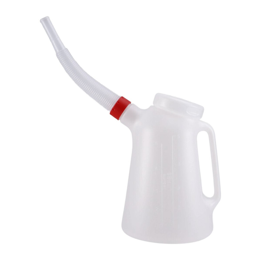 Handle Oil Measuring Container Oil Jug With Funnel Oil Pots Dispenser With Dustproof Cap For Automotive Motorcycle 5L 4852779904609