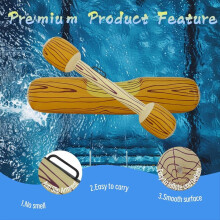 Inflatable Floating Row Toys, Adult Children Pool-Party Set Log Rafts to Float Toys for Summer Beach Games Oar Shaped