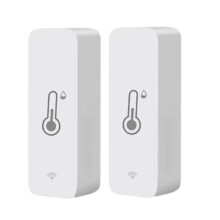 Tuya WiFi Temperatures Humidity Sensor Wireless Thermometer Monitor for Freezer Fish Tank,Home Office Garden 2 Pcs