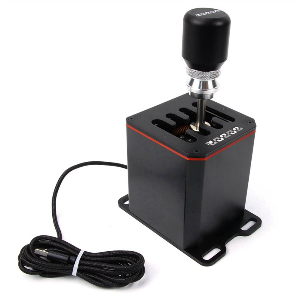 H Gear Shifter For G29 G25 G27 For T300rs/Gt Pc Usb For Simulation Racing Game Black 4852779921385