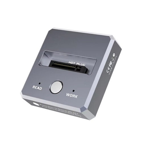 M.2 SSD Reader NVMe/ to USB-C SSD Docking Station USB3.2 Gen2 10Gbps Solid Disk Adapter with Write Protection