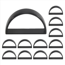 Napkin Rings of 12,Napkin Rings Decor for Valentine,Mother'S Day,Thanksgiving,Christmas,Anniversary Dinners Black