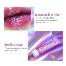 Pailletten-Gel, Glitzer, Schuppen, Gesicht, Lippen, Lidschatten, Glitzerndes Augen-Haar-Schimmer-Gel, Blitzpailletten, Partydekoration, Make-up 07