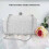 Borsa a mano alla moda con perline, da sposa, da sera, per feste 2