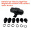 Universal Modified Car 58MM Bracket Retrofit Filter Kit High- Magnetized Gaso Line Filter Element Bracket FF02 2